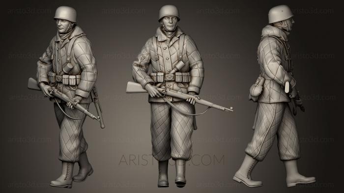 Military figurines (STKW_0185) 3D model for CNC machine